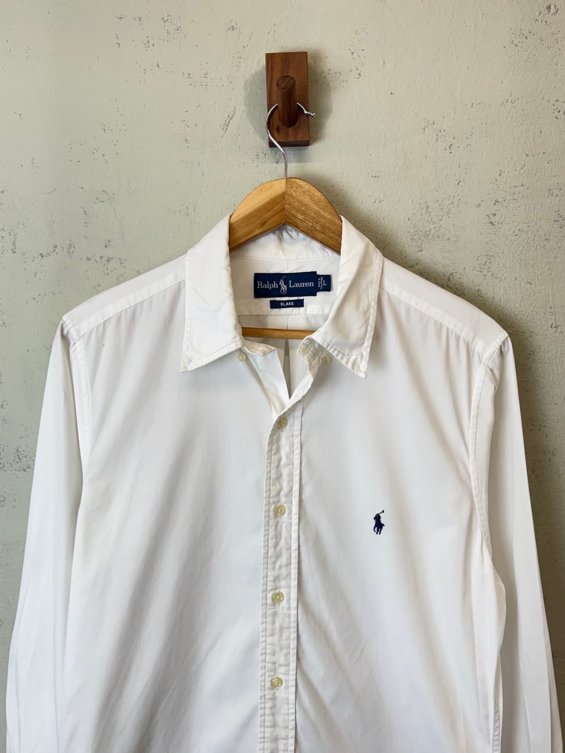 폴로랄프로렌 빈티지 블레이크 화이트 셔츠 상품이미지4
