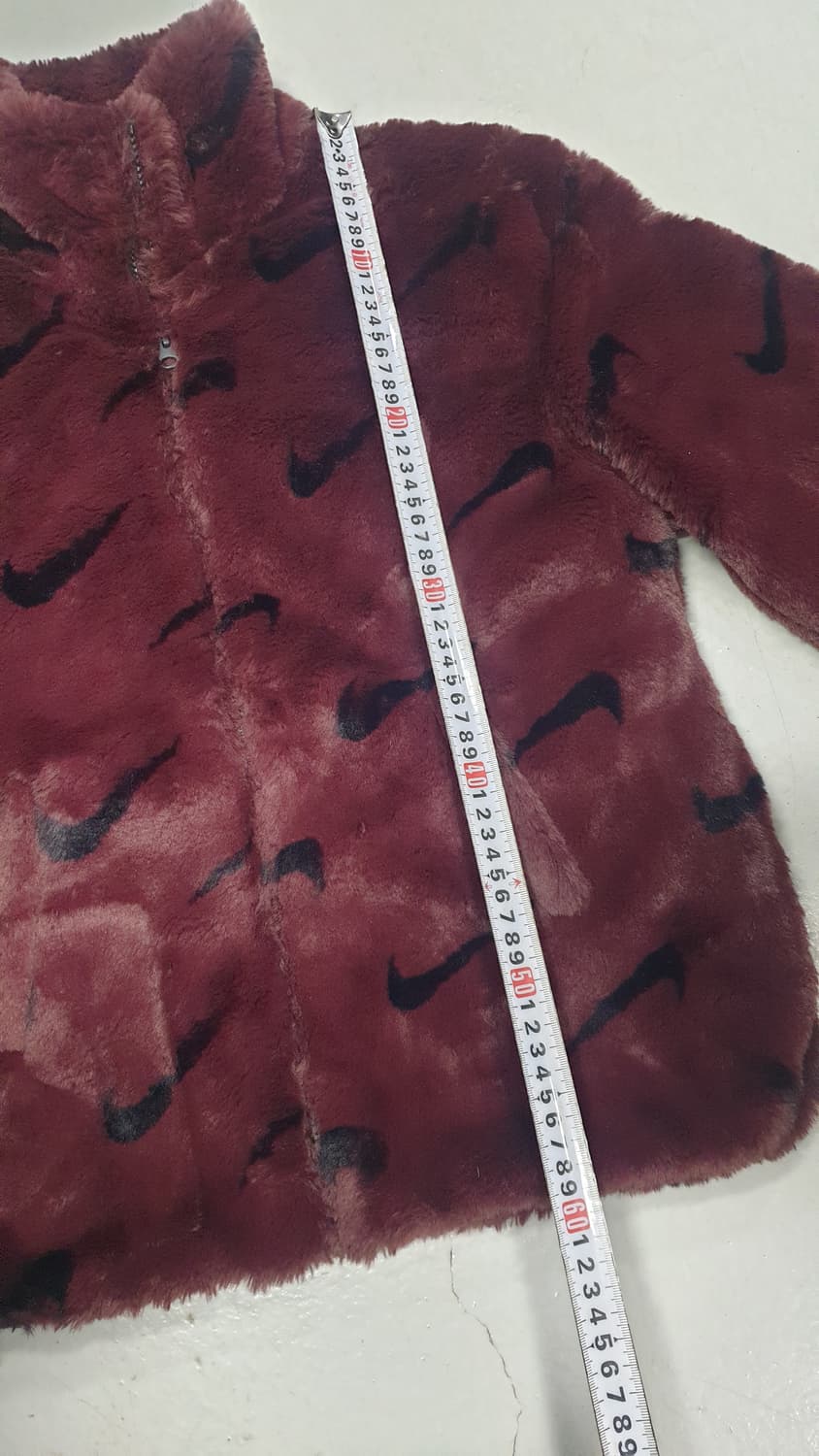 나이키 스우시 퍼 플리스 자켓 버건디 상품이미지4