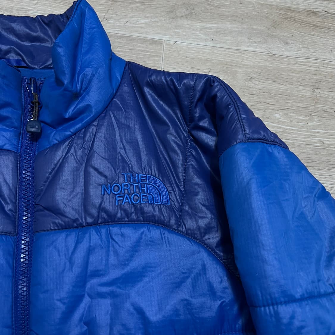 노스페이스 엘셀로프트 스탠드넥 투톤 배색 경량패딩 [블루] L/100 상품이미지7