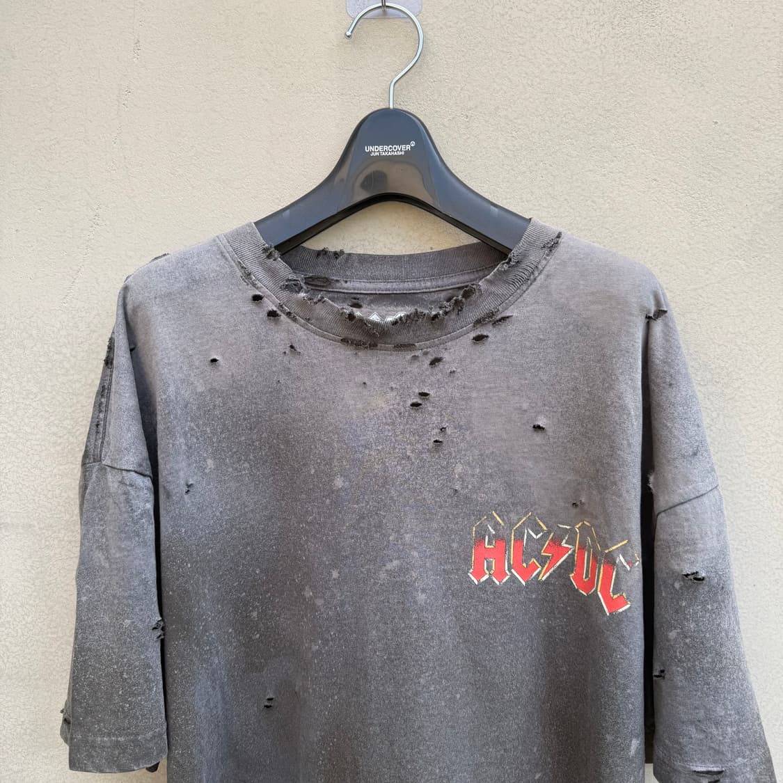 빈티지 AC/DC 선페이딩 복각 밴드티 상품이미지2