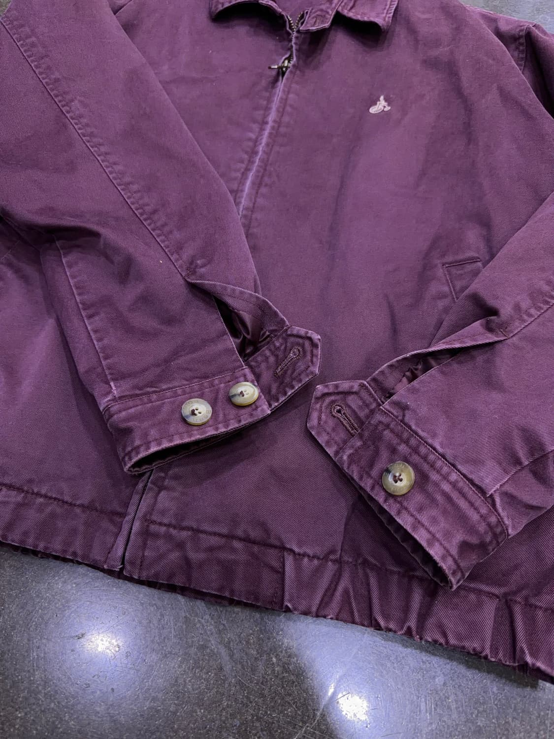 빈폴 클래식 헤링턴 자켓 버건디 스윙탑 90 상품이미지6