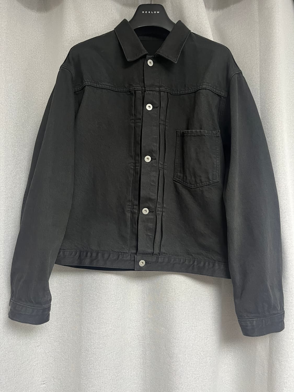 [L] 브랜디드 2012 type-1 트러커 자켓 블랙 상품이미지1