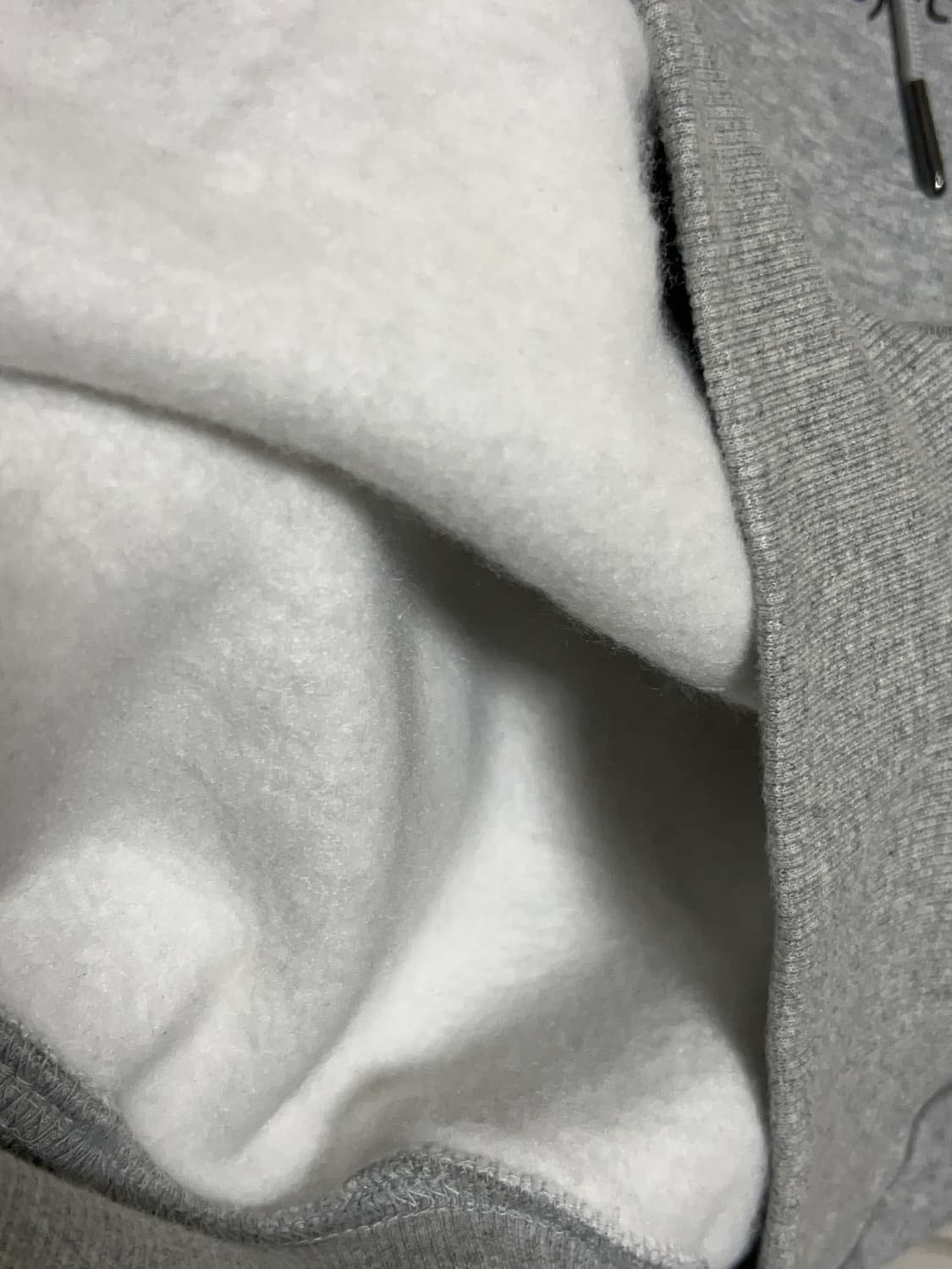 ATRL 도트 레터링 오버핏 와이드 숄더 후디_멜란지 상품이미지3