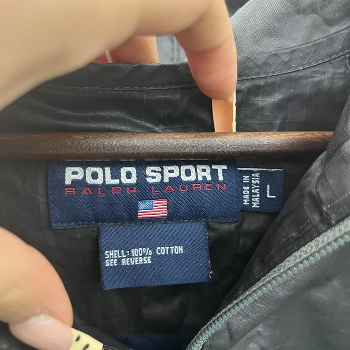 폴로 랄프로렌 올드스쿨 레트로 테크웨어 아노락 바람막이 L C10010 상품이미지5