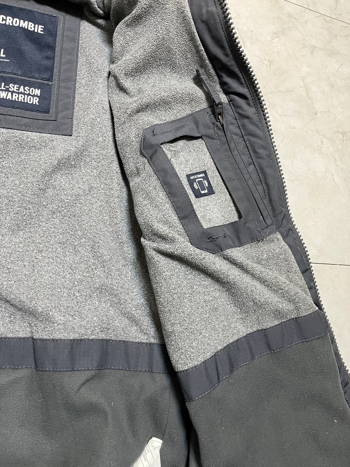 아베크롬비 앤 피치 빅 후드 자켓 그레이 상품이미지6