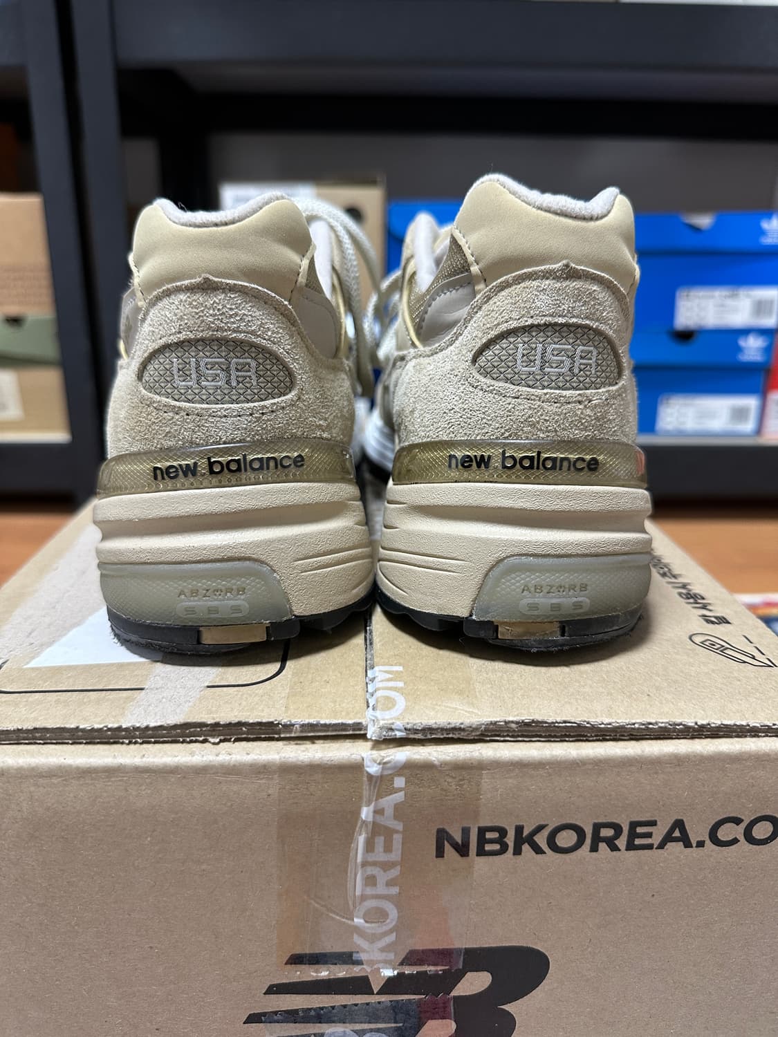 (260) 뉴발란스 992 탄 8D 상품이미지6