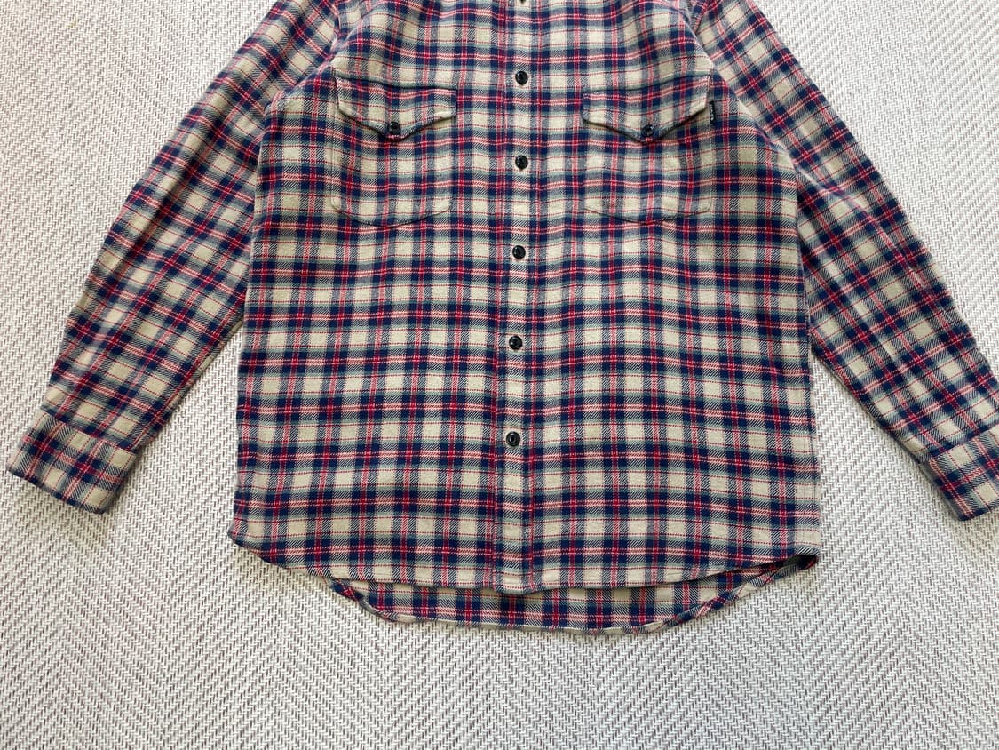 빈티지 플란넬 플랩포켓 체크셔츠  J04198 상품이미지2