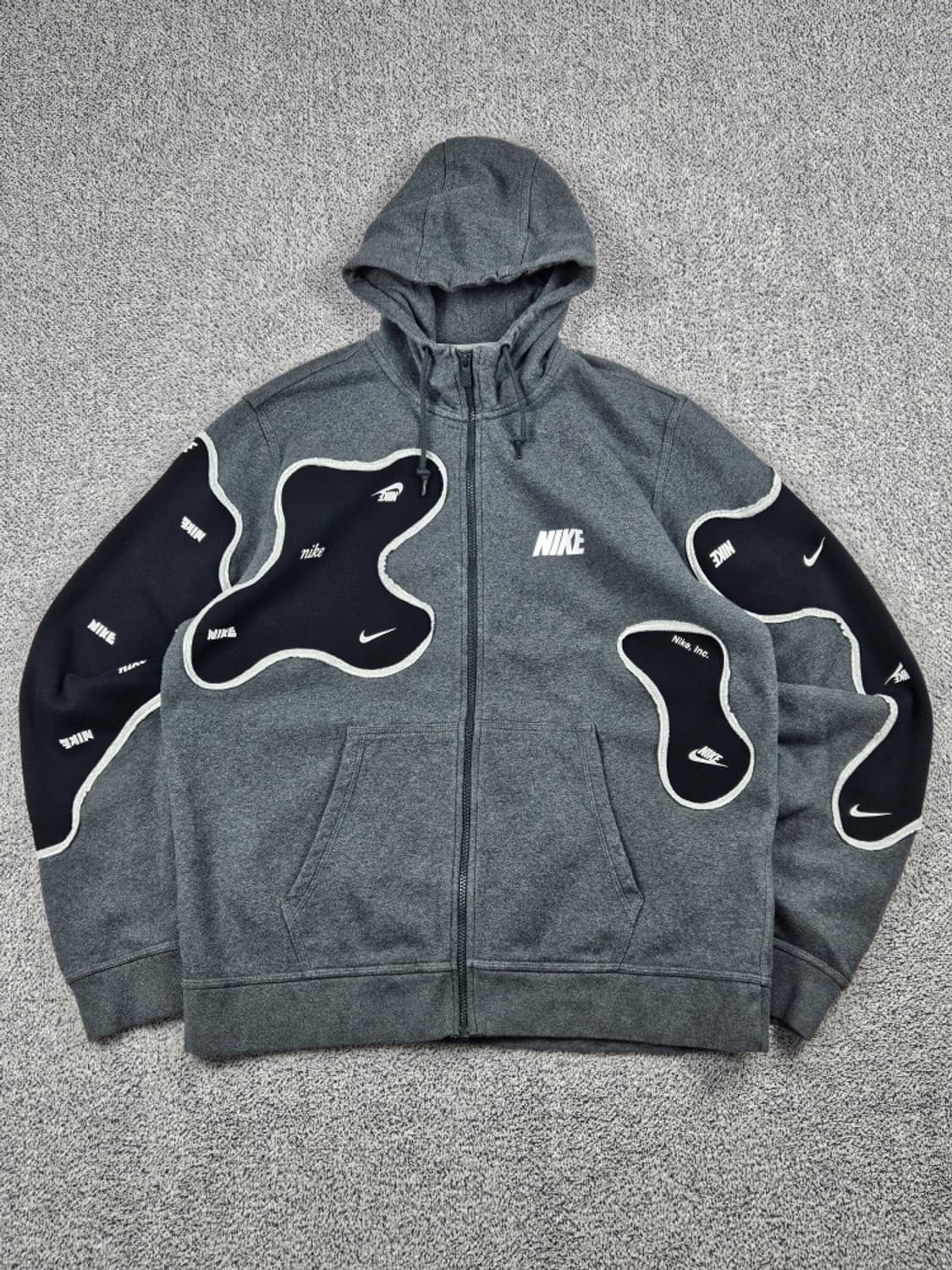 나이키 멀티스우시 아플리케 커스텀 후드집업 ( XL ) / 10099 상품이미지1