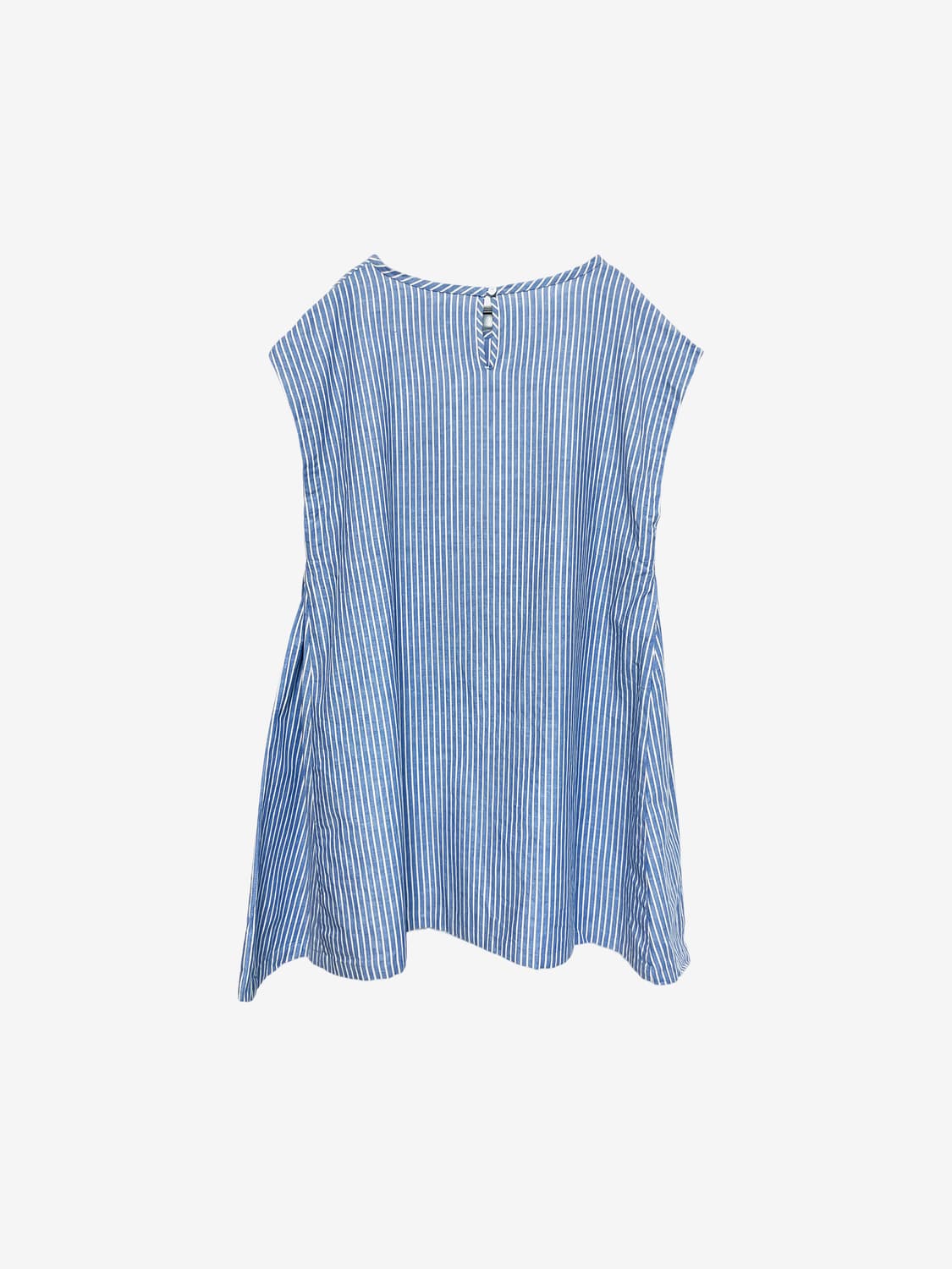 Stripe Sleeveless Wide Dress - Sky Blue 상품이미지3