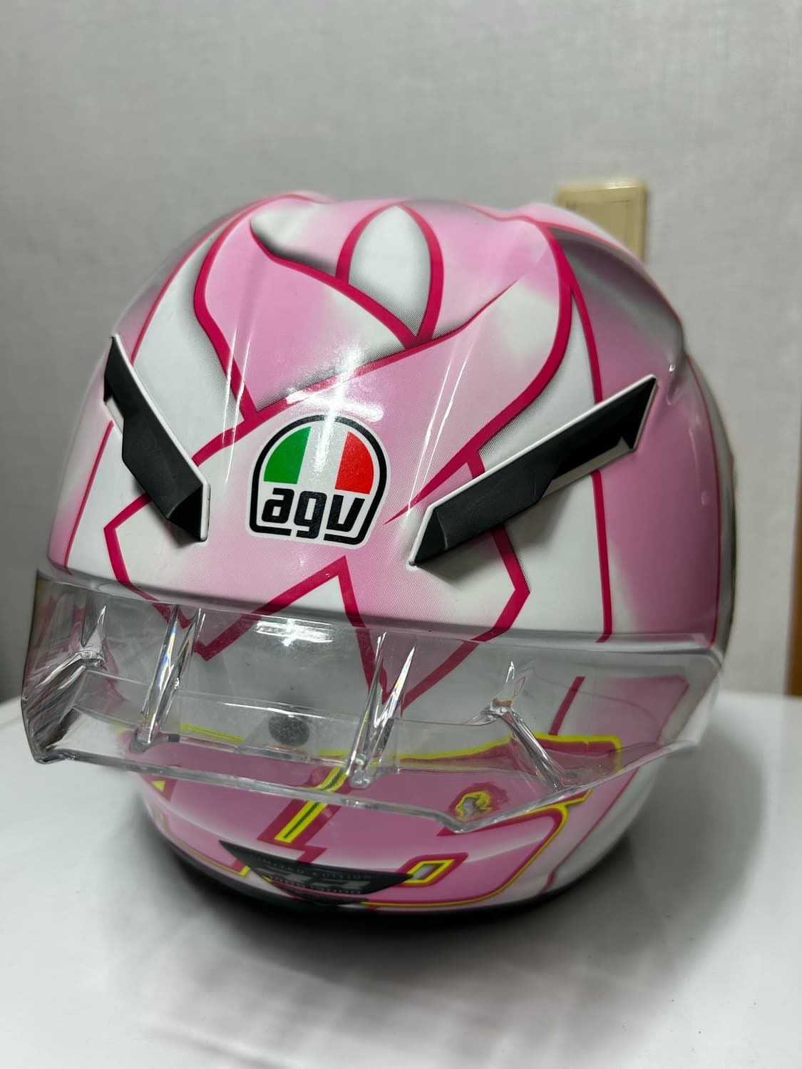 AGV pista gp rr 롯시 핑크 리본 상품이미지4