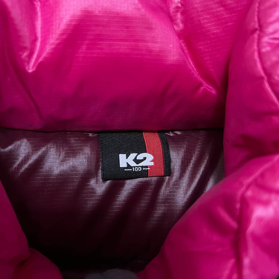 K2 남여공용 덕다운 스탠드넥 경량패딩 점퍼 [톤다운 핑크] L/100 상품이미지5