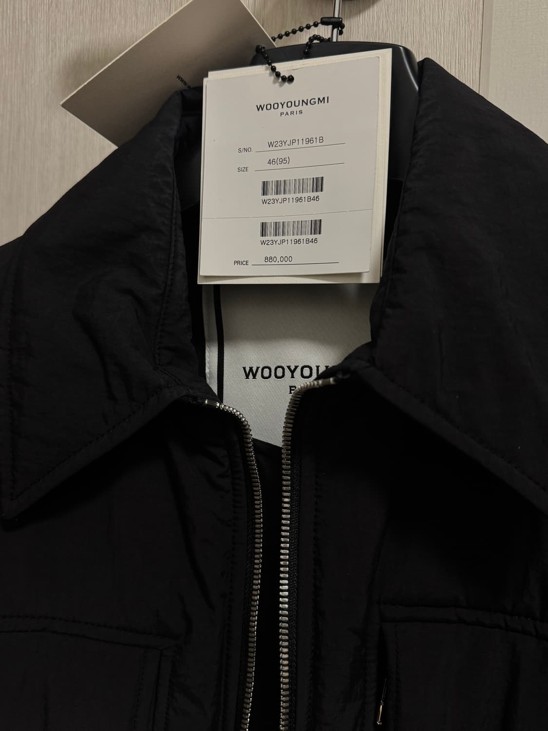 우영미 패딩 셔츠 자켓 46사이즈 상품이미지2