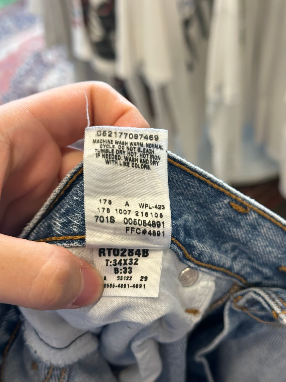 00s Levis 리바이스 505 W34 L32 상품이미지5