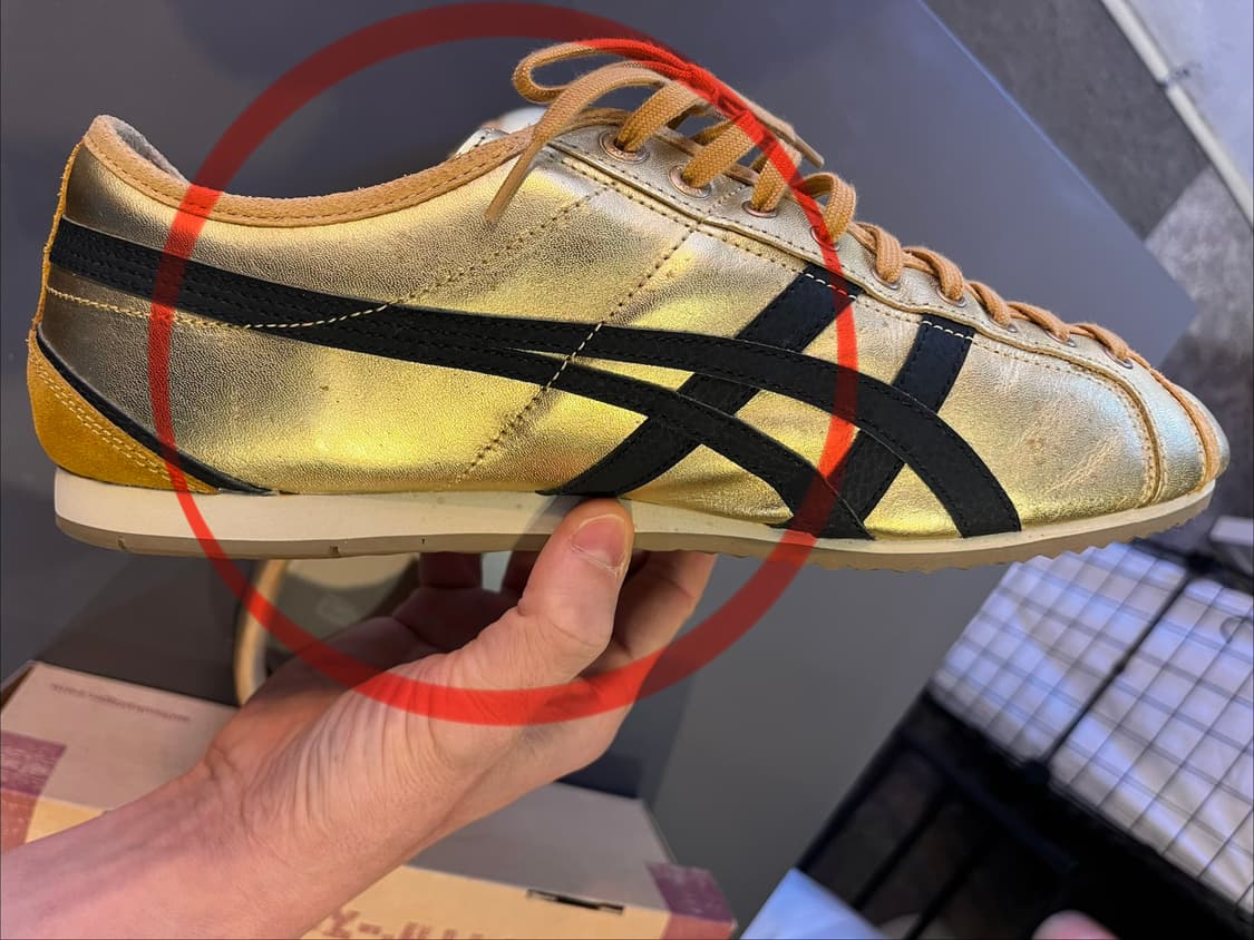 오니츠카 타이거 올림포스 골드 / 블랙(280mm) 상품이미지10