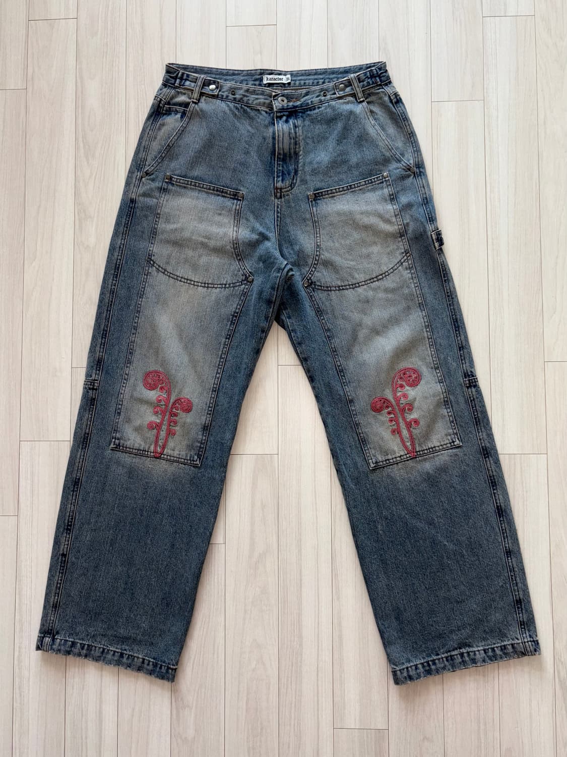 카락터 더블니 팬츠 01사이즈 상품이미지1