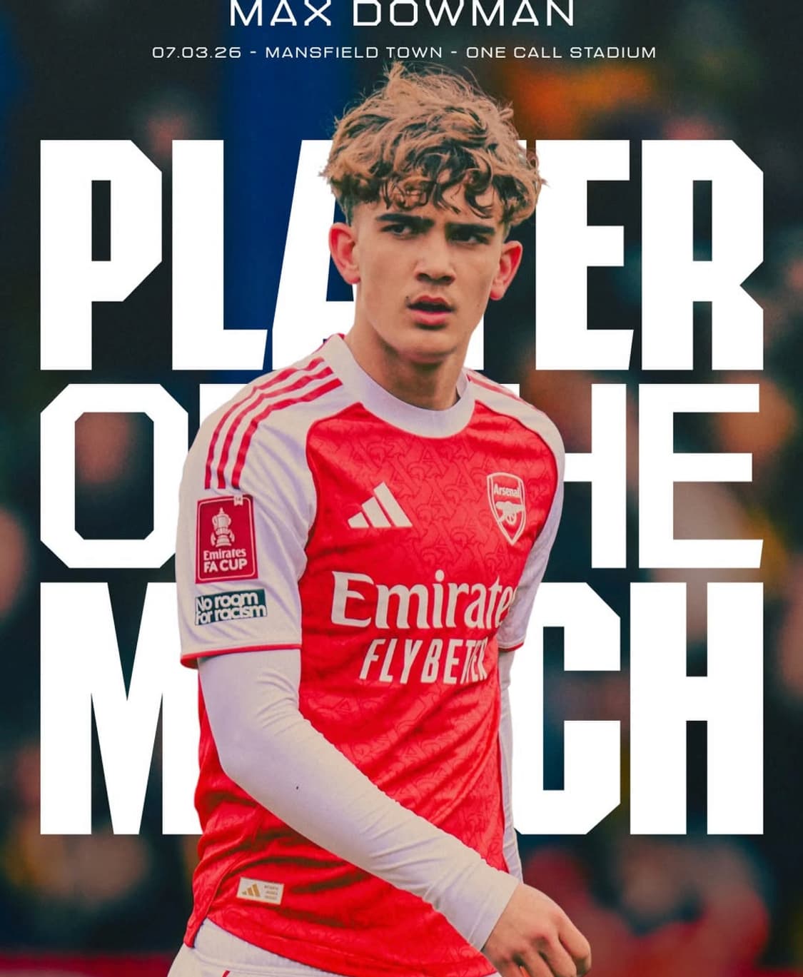 25-26 아스날 홈킷 FA컵 패치 맥스 다우먼 유니폼 L 상품이미지8