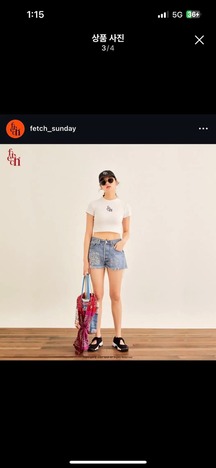 페치 크롭티 프리사이즈  상품이미지3