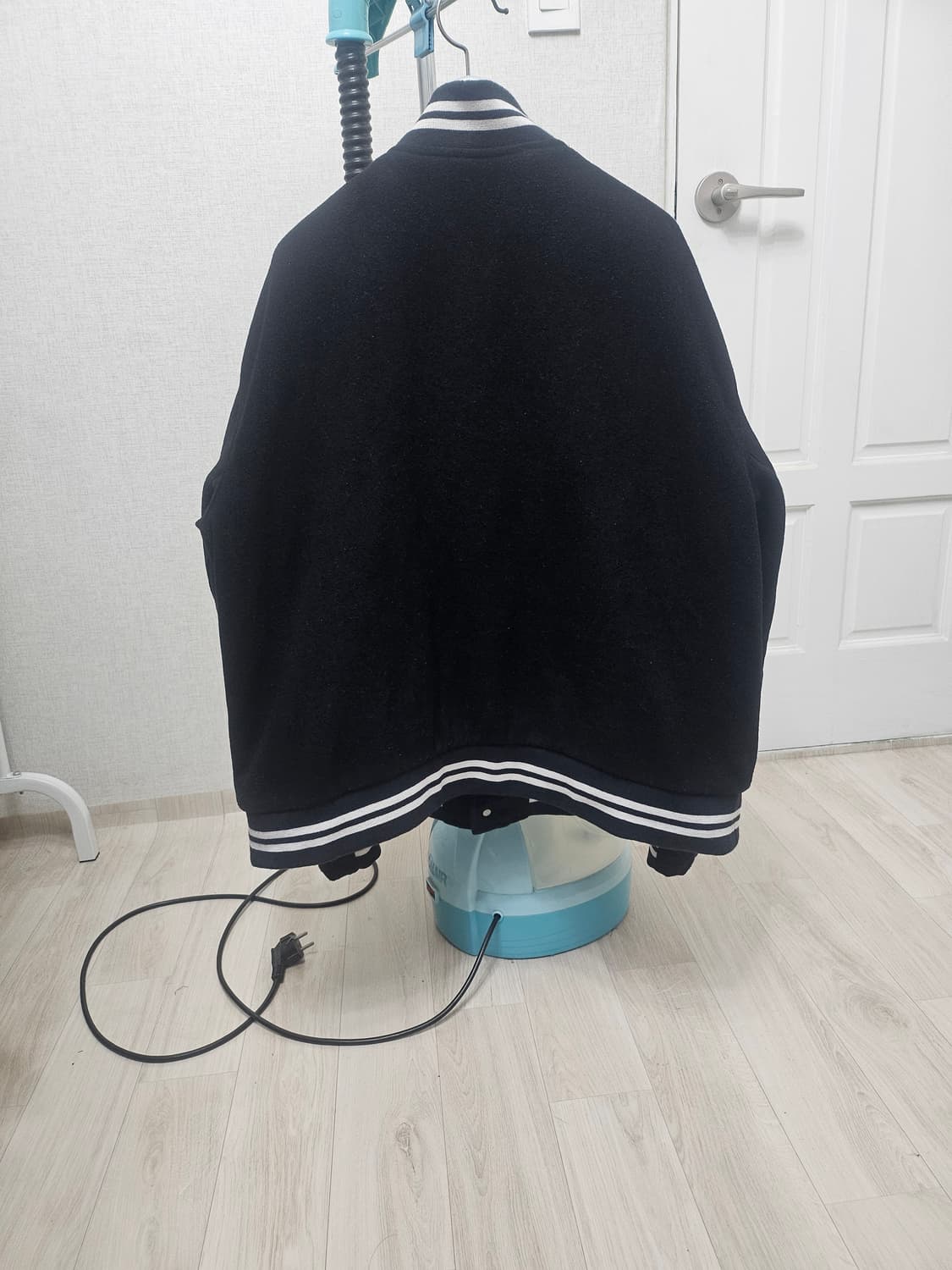 (110)2XL☆초대장급☆나이키 NSW어센틱 [블랙] 바시티 울자켓점퍼 상품이미지7