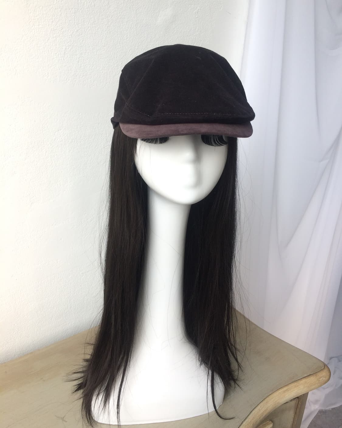fake suede hunting cap 상품이미지6