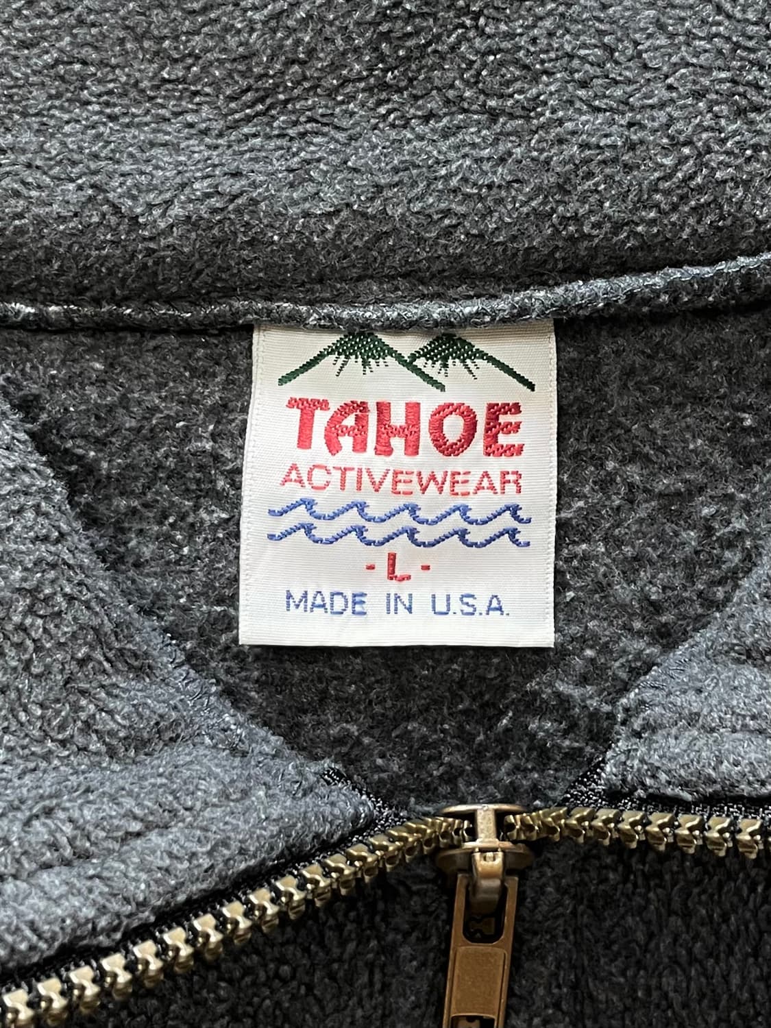 택포) 90s Made USA 1/4 쿼터집 하프집 빈티지 후리스 상품이미지3