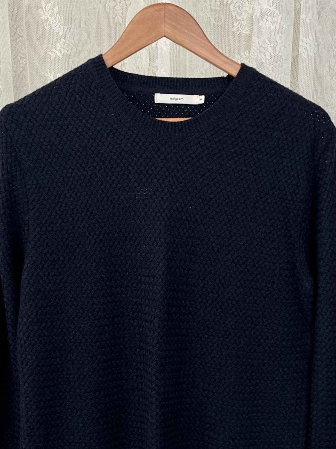 95) 19fw 시리즈 에피그램 니트 네이비 상품이미지3