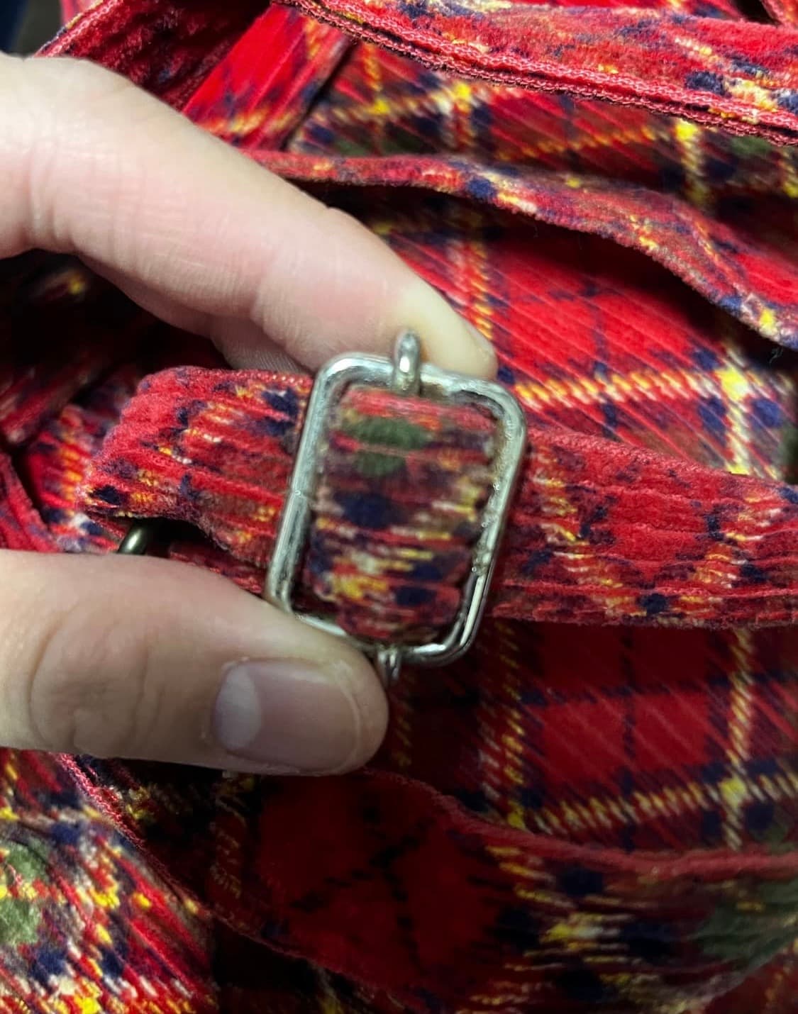 캐캐체깔 대장템 )) 타탄체크 가마구치 백팩 상품이미지9