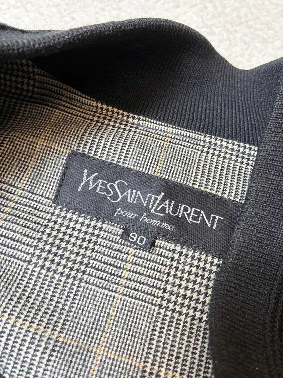 입생로랑 YSL 90's 아카이브 해링턴 블루종 자켓 PN7602 상품이미지6