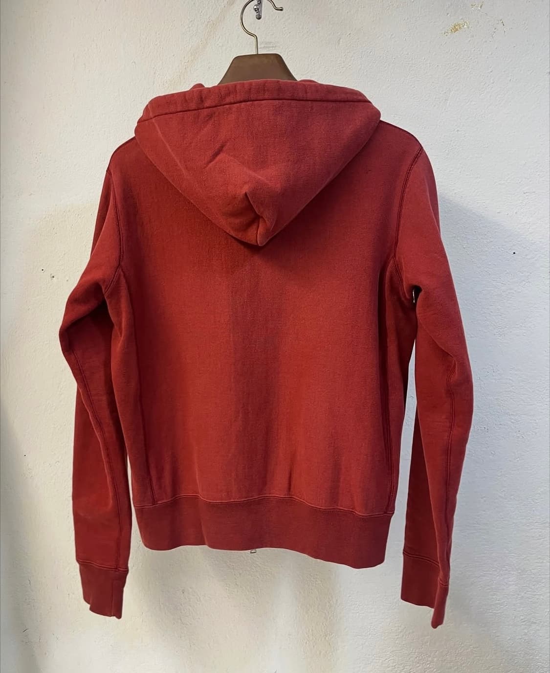 베이프 버건디 후드 집업 상품이미지6