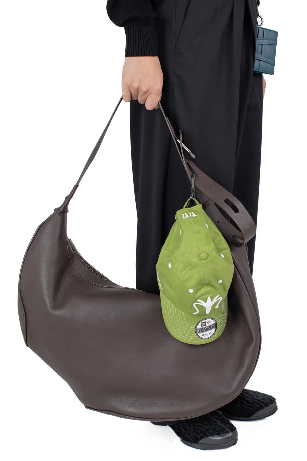 키코 코스타디노브 25fw MORAVIA 레더 백/초콜렛 상품이미지7