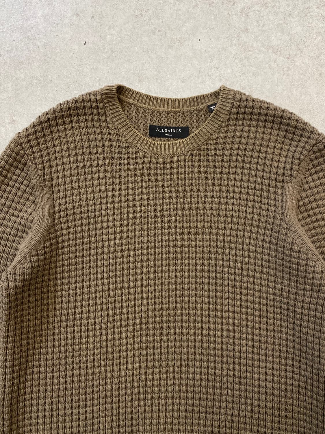 [S] ALLSAINTS 올세인츠 브라운 코튼 니트 상품이미지2