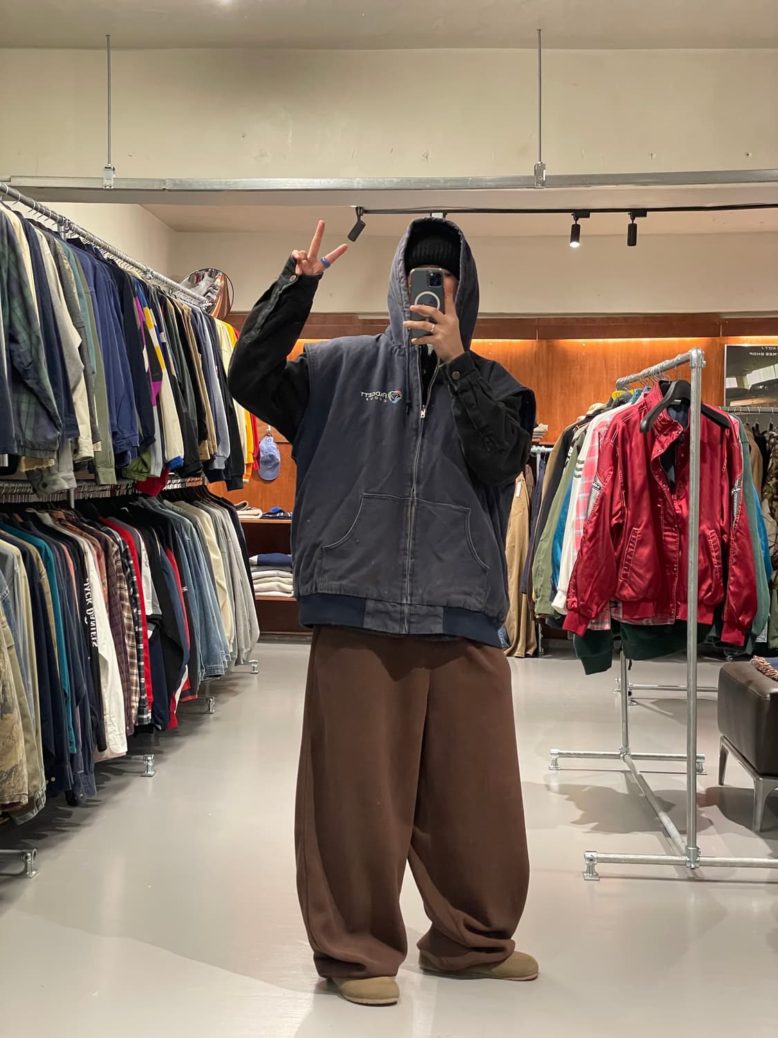 빈티지 워크 베스트 자켓   상품이미지6