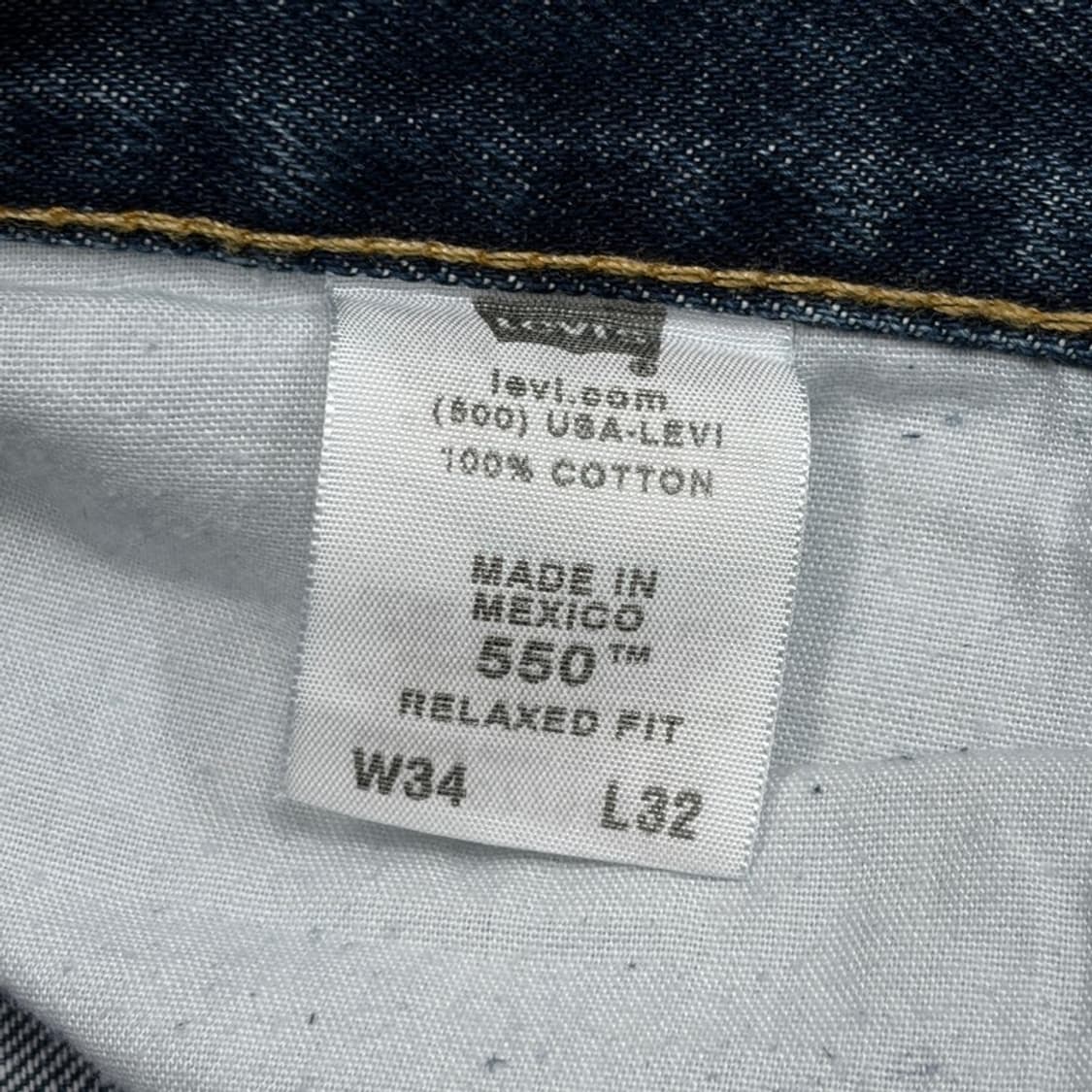 LEVI'S 550 테이퍼드 레그 데님진 34X32 상품이미지5