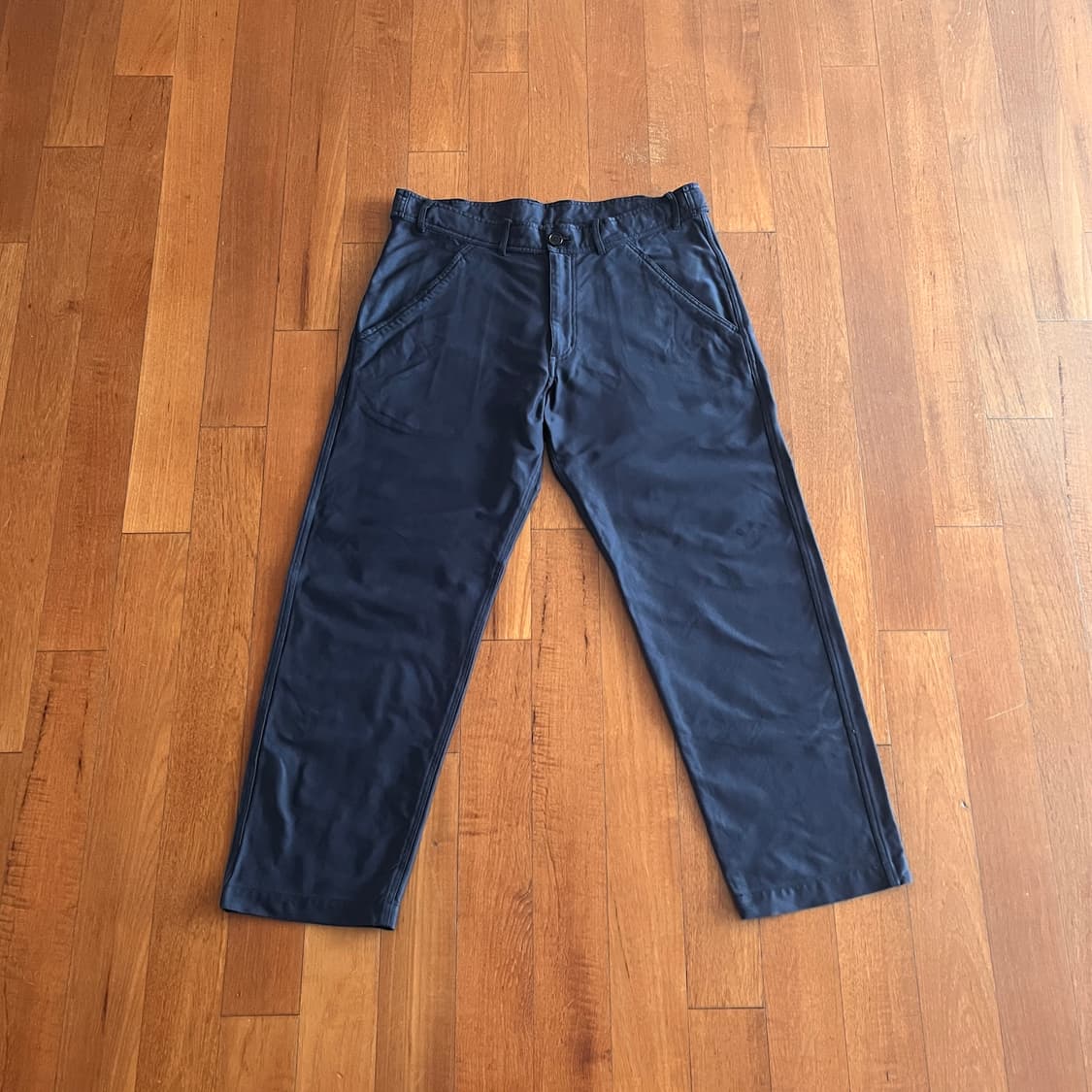 꼼데가르송 셔츠  폴리 축융 팬츠 네이비 상품이미지1