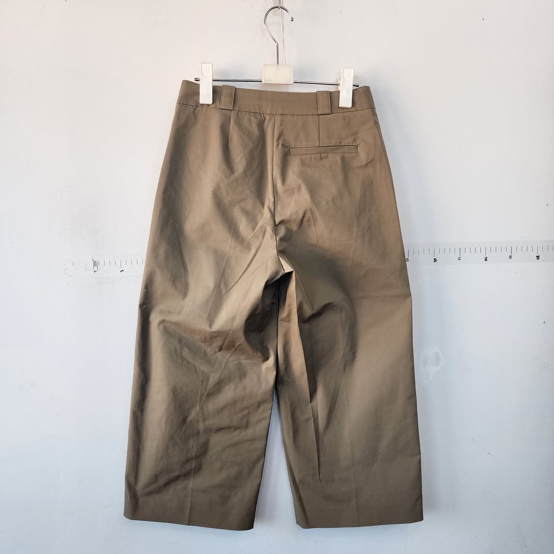 레니본 와이드 크롭 팬츠 상품이미지3