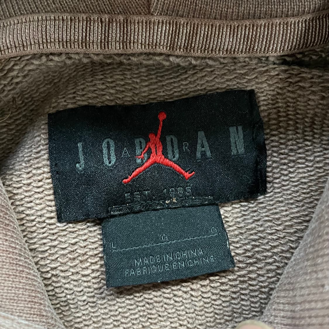 트래비스스캇 x 조던 캑터스잭 피그먼트 후드티 브라운 상품이미지4