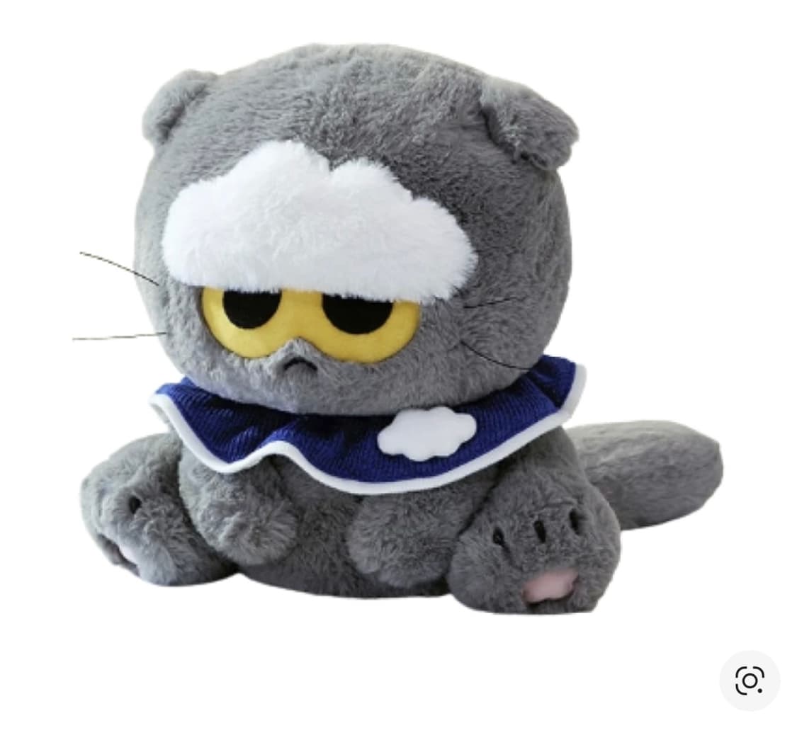 라인프렌즈 조아 미디움 플러쉬 그레이 지드래곤 인형 상품이미지1