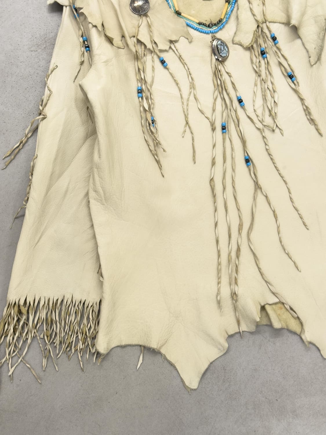 70s ‘Runner Horse’  웨스턴 벅스킨 프린지 셔츠 상품이미지5