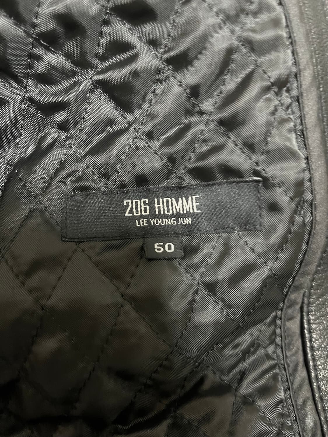 이용준 디자이너 206 옴므 염소가죽 라이더 자켓 50 상품이미지4