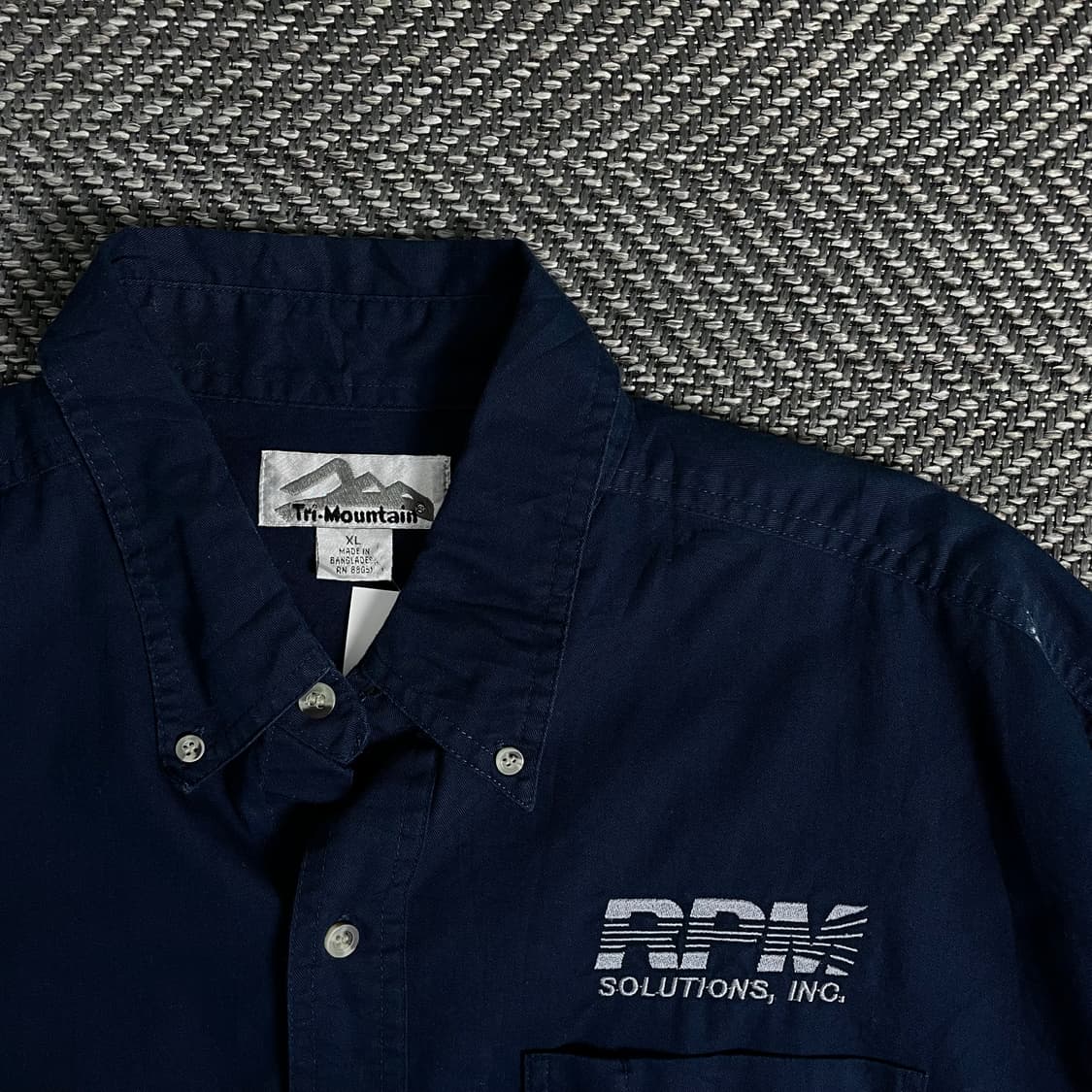 USA 오리지날 빈티지 박시핏 워크 셔츠o 3363 상품이미지4