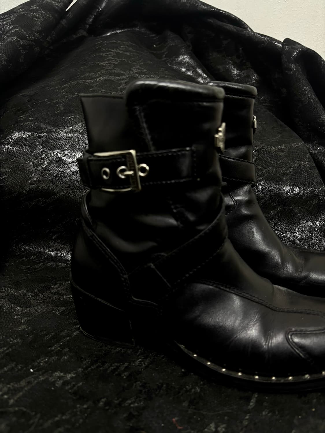 “Harley Davidson” Buckle&Stud Leather Bo 상품이미지9