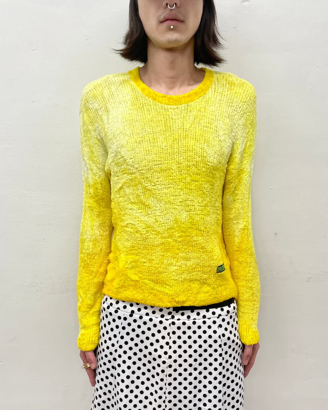 yellow washed knitwear  상품이미지1