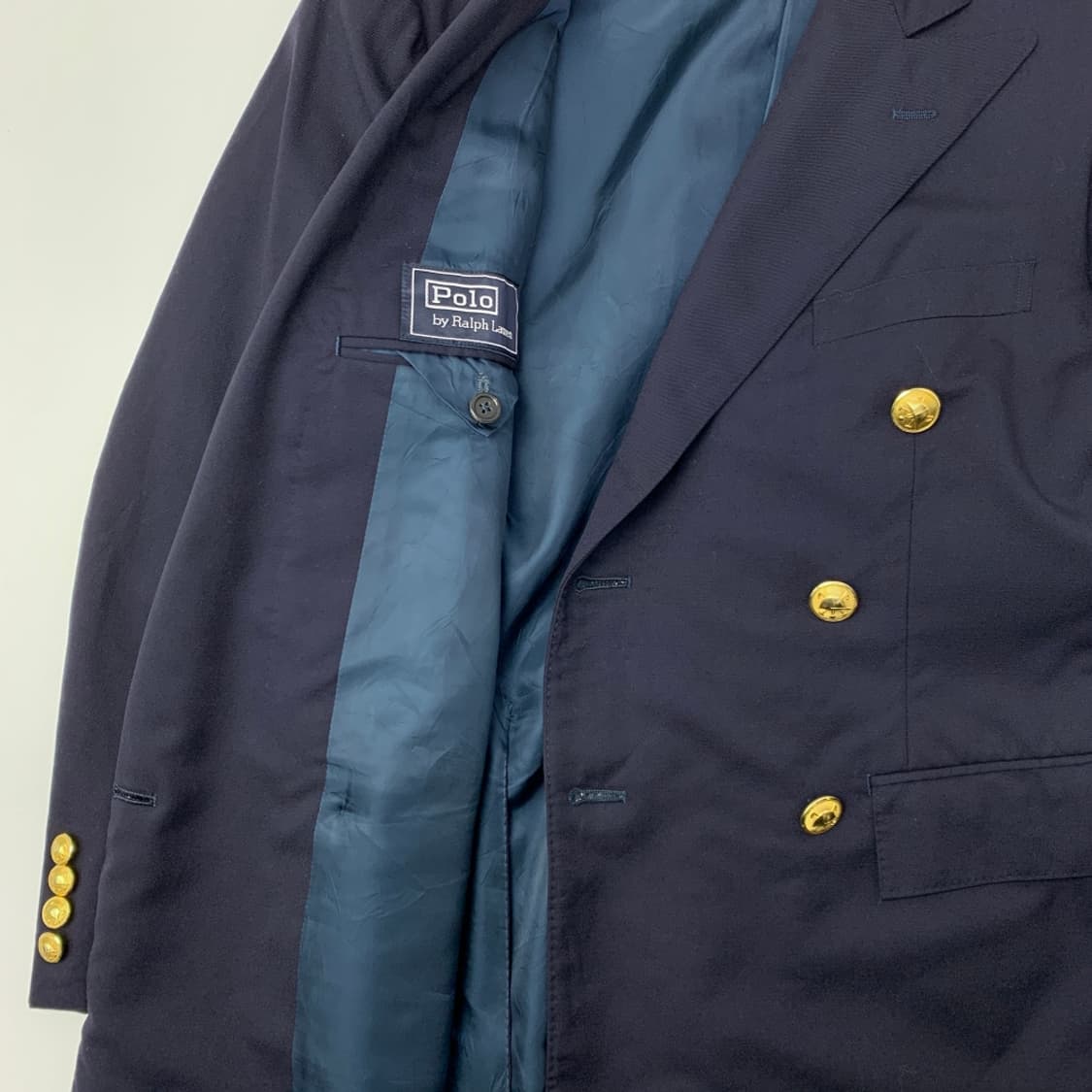 [OS/정품] 90s 폴로 랄프로렌 금장 더블 블레이저 상품이미지3