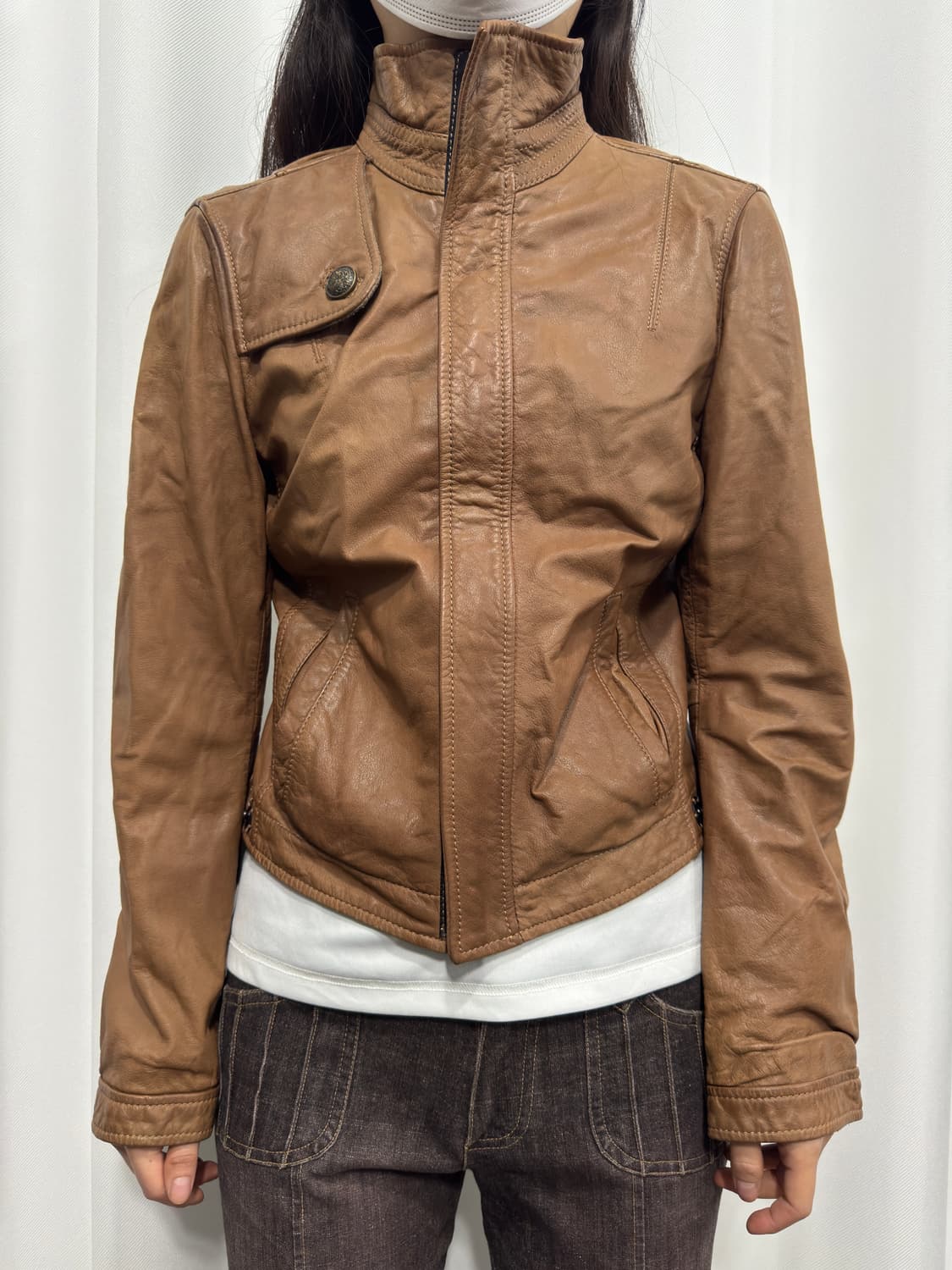 real leather jacket 상품이미지1
