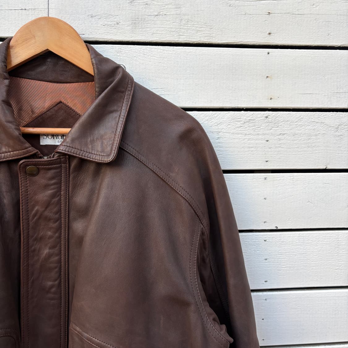 Vintage 빈티지 레더 가죽 자켓 상품이미지3