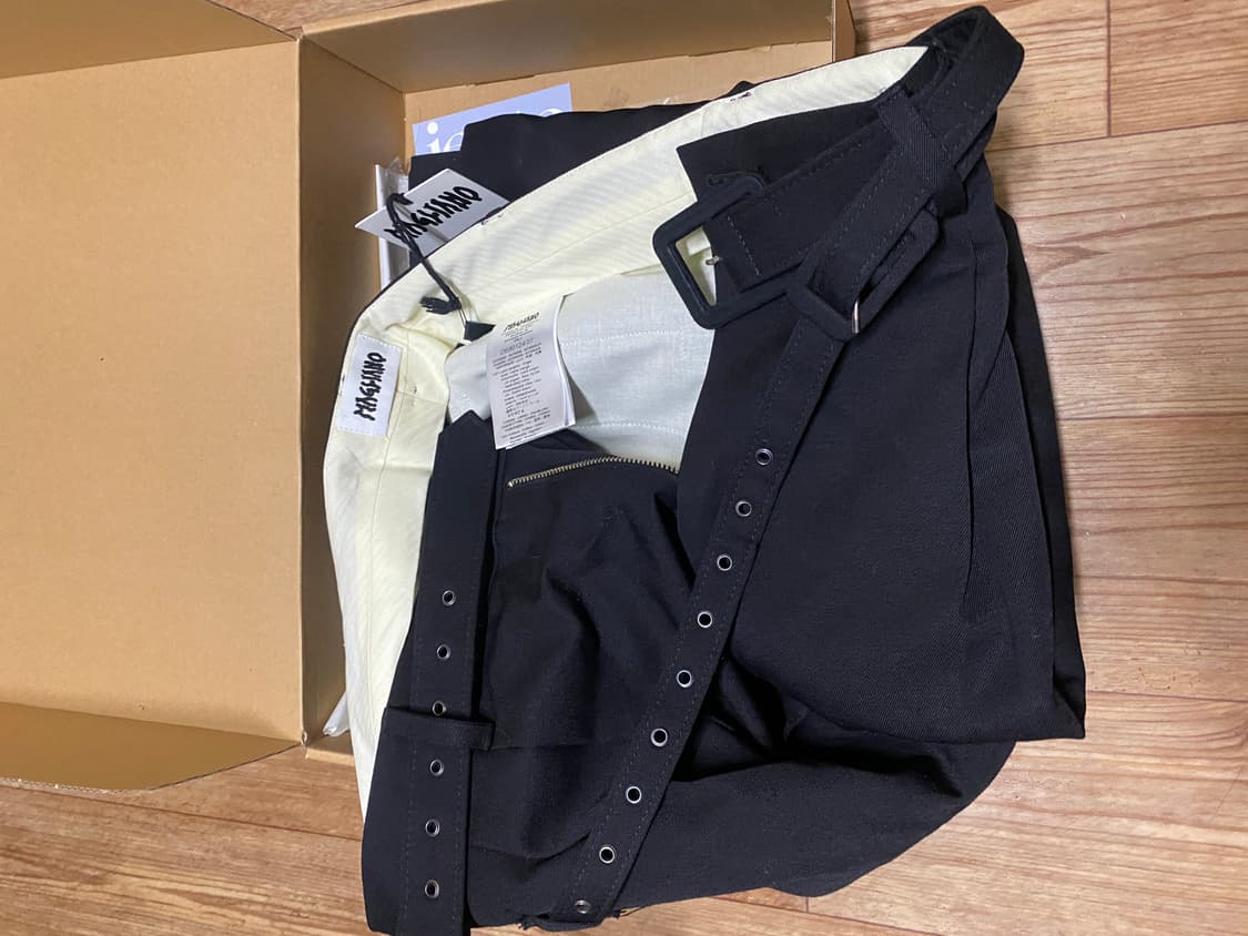 마리아노 더블벨트 슬렉스 새상품 L 상품이미지5