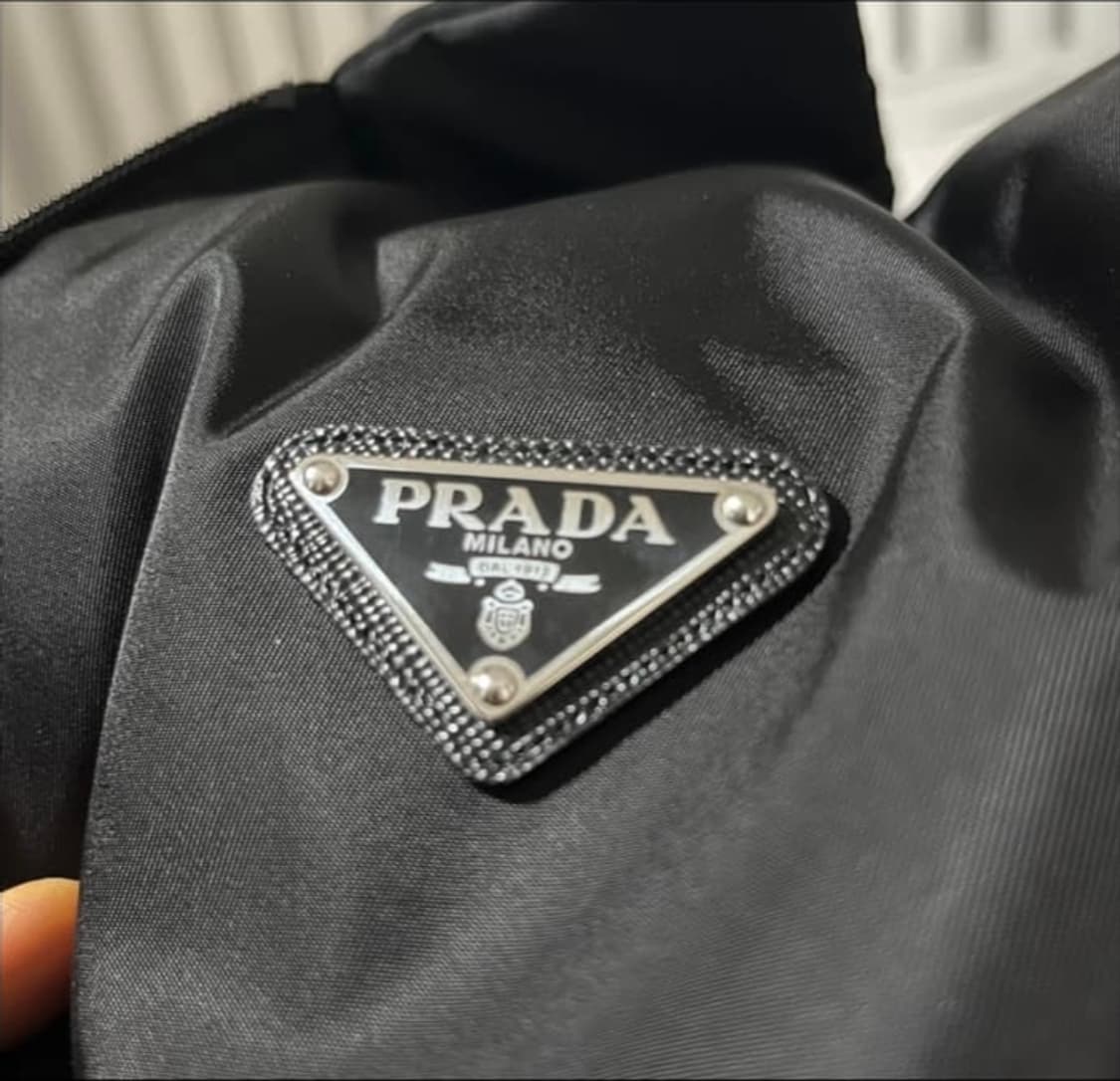 프라다 리나일론 크롭 다운 자켓 블랙 s 상품이미지2