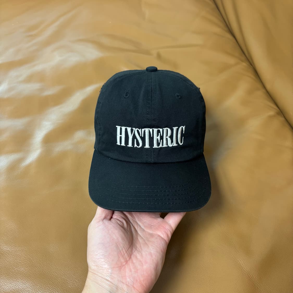 Hysteric Glamour 히스테릭글래머 블랙 6패널 볼캡 모자 상품이미지2
