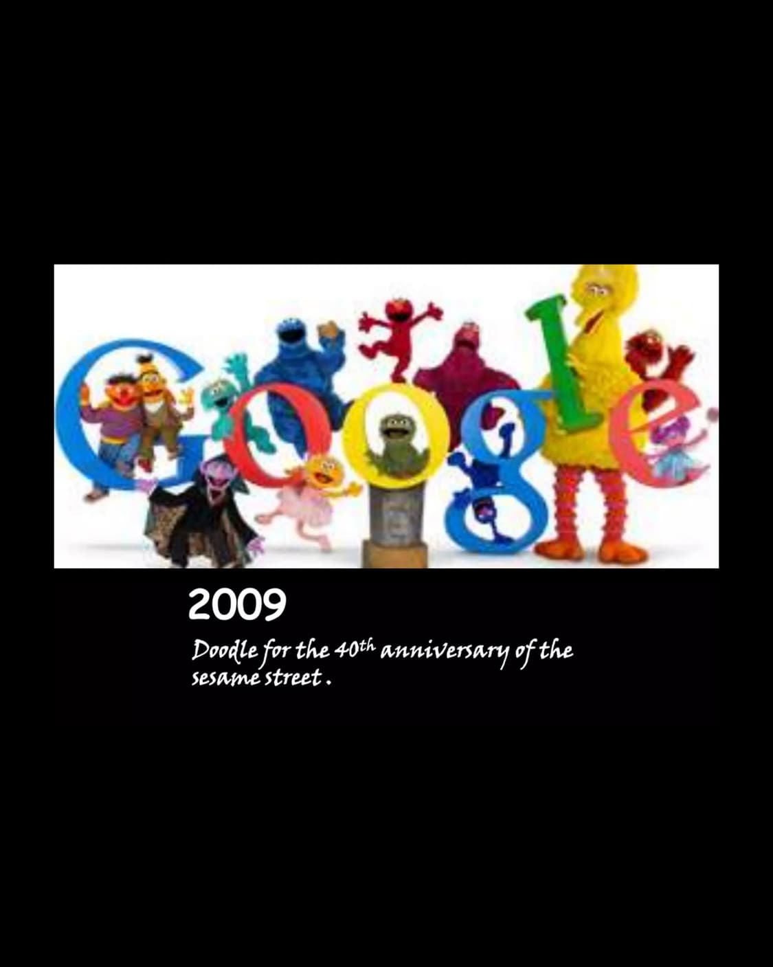 2009年 Google "Sesame Street" Promo Tee 상품이미지2