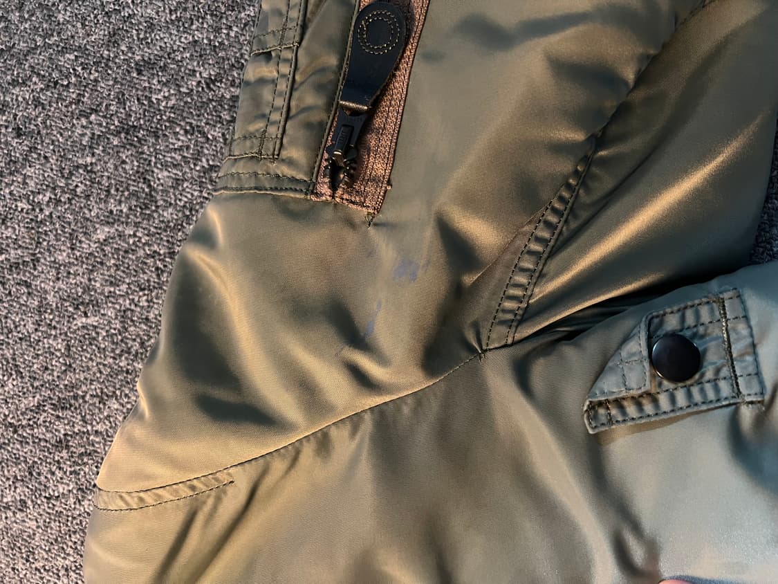 TYPE P.S CLOTHING 한국전쟁 울파일 봄버 M 상품이미지4