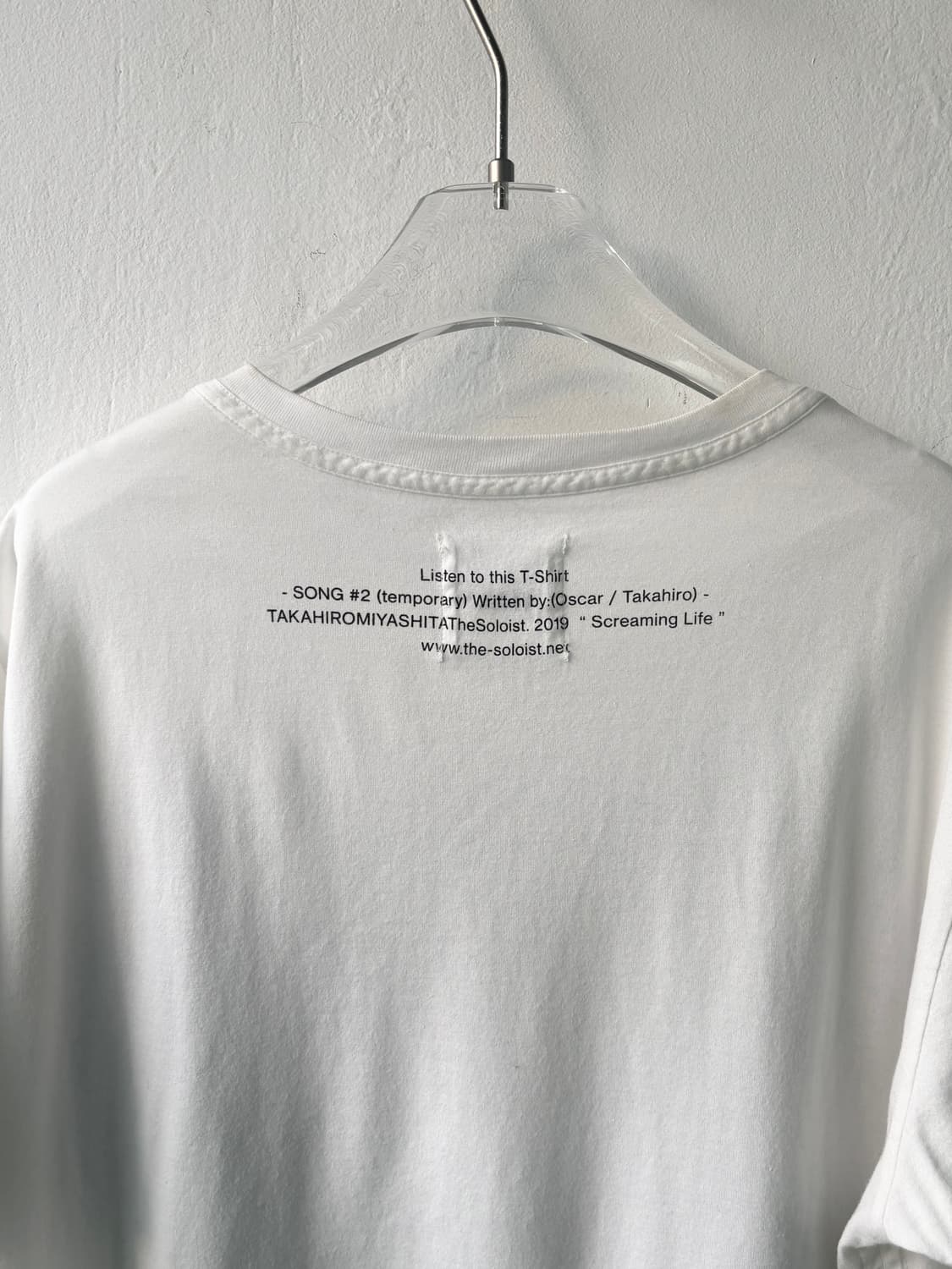 솔로이스트 19ss 그런지 락 티 상품이미지8